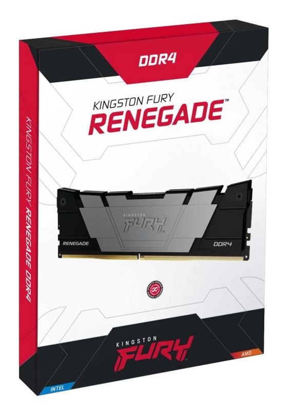 Пам'ять ПК Kingston DDR4 16GB KIT (8GBx2) 3200 FURY Renegade