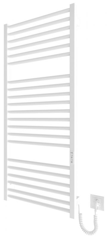 Рушникосушка Hygge Family електрична Derby, 1170х530х80мм, таймер-регулятор, сталь, білий матовий
