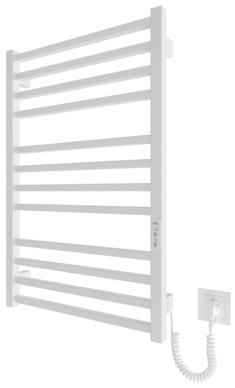 Рушникосушка Hygge Family електрична London, 770х530х80мм, таймер-регулятор, сталь, білий матовий