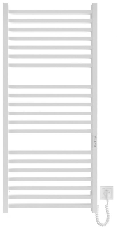 Рушникосушка Hygge Family електрична London, 1170х530х80мм, таймер-регулятор, сталь, білий матовий
