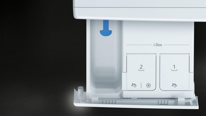 Пральна машина Siemens фронтальна, 9кг, 1400, A+++, 59см, дисплей, I-Dos, білий
