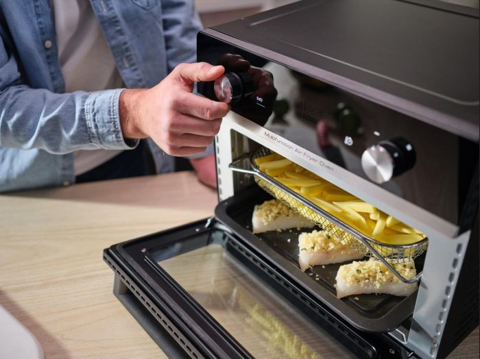 Мультипіч Tefal EasyFry Oven Multifunctional, 1800Вт, механічне керув., пластик, чорний