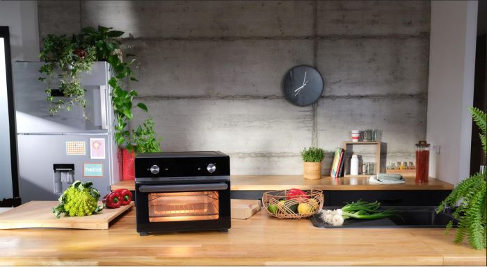 Мультипіч Tefal EasyFry Oven Multifunctional, 1800Вт, механічне керув., пластик, чорний