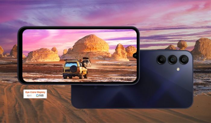 Смартфон Samsung Galaxy A15 (A155) 6.5" 8/256ГБ, 2SIM, 5000мА•год, чорний