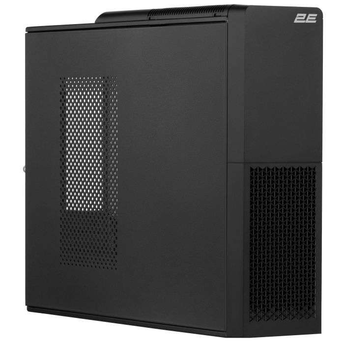 Корпус 2E S613ARGB-400, з БЖ 2E 400W-SFX, 1xUSB3.0, 1хUSB Type-C, 1x80мм, Micro ATX/ Desktop, чорний