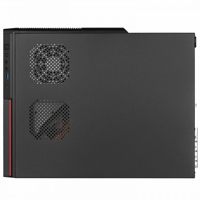 Корпус 2E S613ARGB-400, з БЖ 2E 400W-SFX, 1xUSB3.0, 1хUSB Type-C, 1x80мм, Micro ATX/ Desktop, чорний