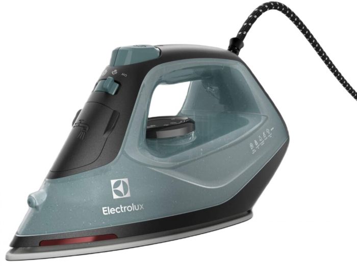 Праска Electrolux, 2400Вт, 250мл, паровий удар 110гр, керам. підошва, зелено-черний