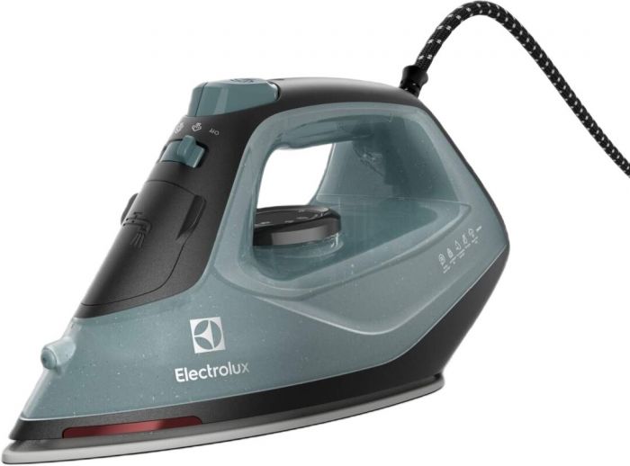 Праска Electrolux, 2400Вт, 250мл, паровий удар 110гр, керам. підошва, зелено-черний