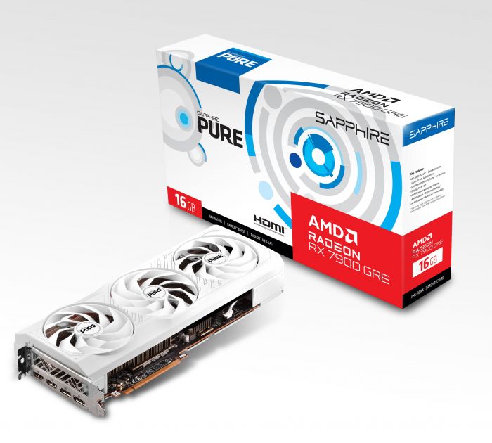 Відеокарта Sapphire Radeon RX 7900 GRE 16GB GDDR6 PURE GAMING OC