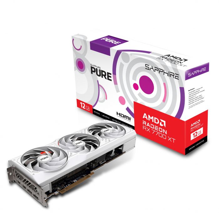 Відеокарта Sapphire Radeon RX 7700 XT 12GB GDDR6 PURE GAMING OC