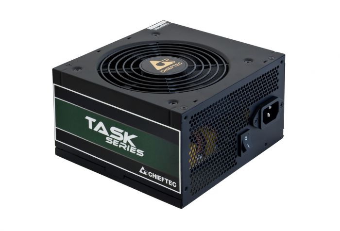 Блок живлення CHIEFTEC Task  (400W), >85%, 80+ Bronze, 120мм, 1xMB 24pin(20+4), 1xCPU 8pin(4+4), 3xMolex, 5xSATA, 1xPCIe 8pin(6+2)