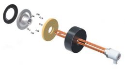 Електричний нагрівальний елемент TESY ACS El Kit 3kW-PLUG AND PLAY V1404 3кВт 6/4" термостат фланец