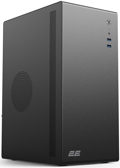 Корпус 2E Credo V200B-400, з БЖ 2E ATX400, 2xUSB3.0, 1x80мм, VGA 250мм, mATX, чорний