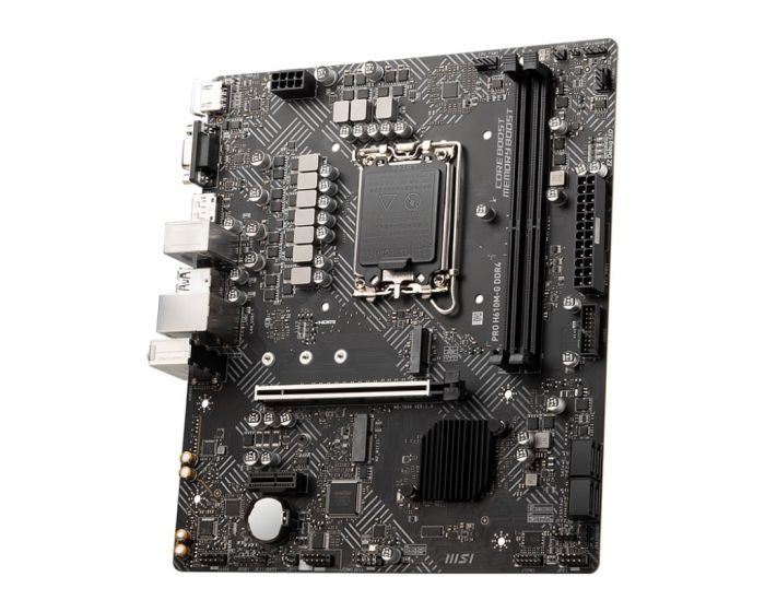 Материнcька плата MSI PRO H610M-G DDR4 s1700 H610 2xDDR4 HDMI DP D-Sub mATX