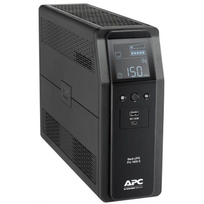 Джерело безперебійного живлення APC Back UPS Pro S 1600VA/720W, LCD, USB, 6+2 C13