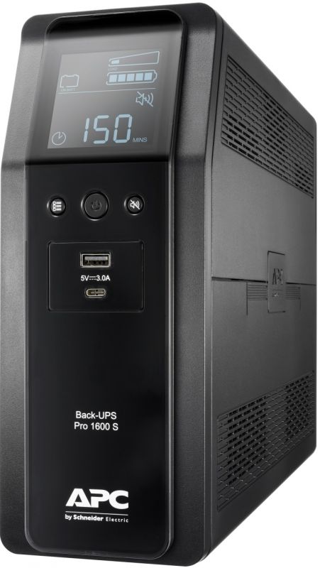 Джерело безперебійного живлення APC Back UPS Pro S 1600VA/720W, LCD, USB, 6+2 C13