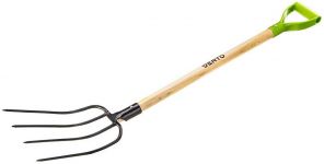 Вила Verto, руків'я дерев'яне D-подібне, 126.5см, 1.42кг