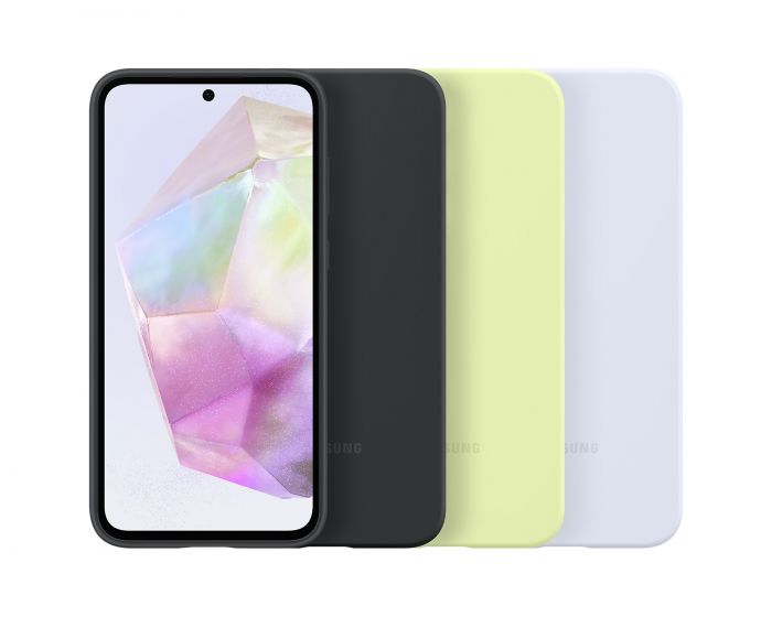Чохол Samsung для Galaxy A35 (A356), Silicone Case, зелений світлий