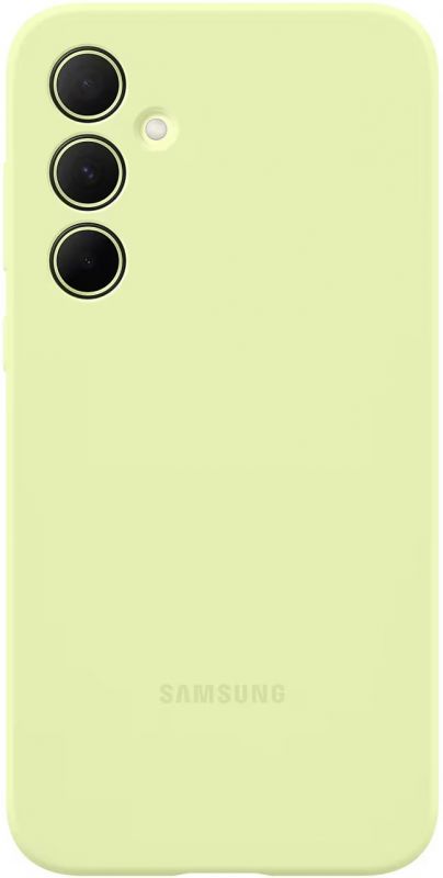 Чохол Samsung для Galaxy A35 (A356), Silicone Case, зелений світлий