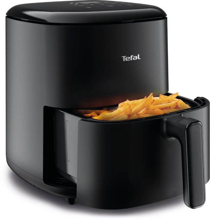 Мультипіч Tefal Easy Fry Max, 1500Вт, чаша-5л, сенсорне керув., 10 програм, пластик, чорний