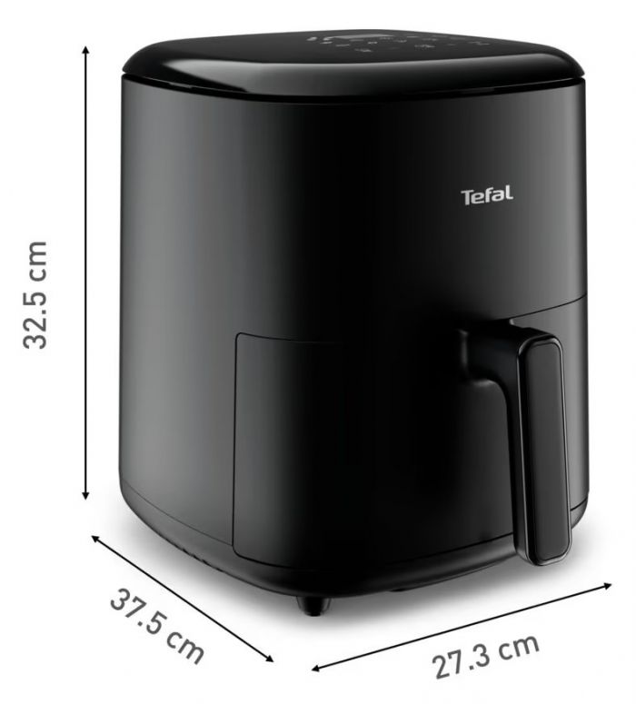 Мультипіч Tefal Easy Fry Max, 1500Вт, чаша-5л, сенсорне керув., 10 програм, пластик, чорний
