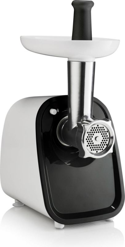 М'ясорубка Gorenje, 1500Вт, 1.9кг/хв, 2 решітки, насадка для ковбас, пластик/метал, білий/чорний