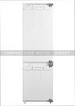 Холодильник ARDESTO вбуд. з нижн. мороз., 177x54.5x54, xолод.відд.-180л, мороз.відд.-68л, 2дв., А+, NF, door-on-door, білий