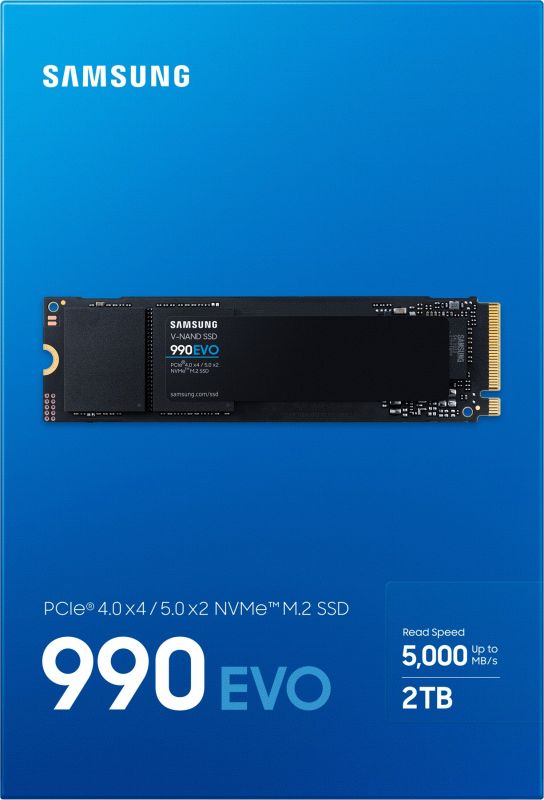 Накопичувач SSD Samsung M.2 2TB PCIe 4.0 990EVO