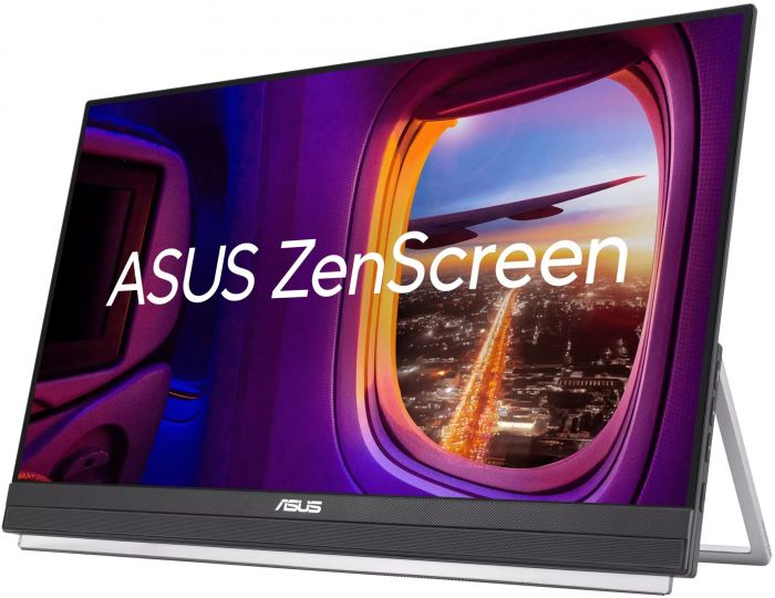 Монітор портативний Asus 21.5" ZenScreen MB229CF HDMI, USB-C, MM, IPS, 100Hz, AdaptiveSync, C-Clamp Arm