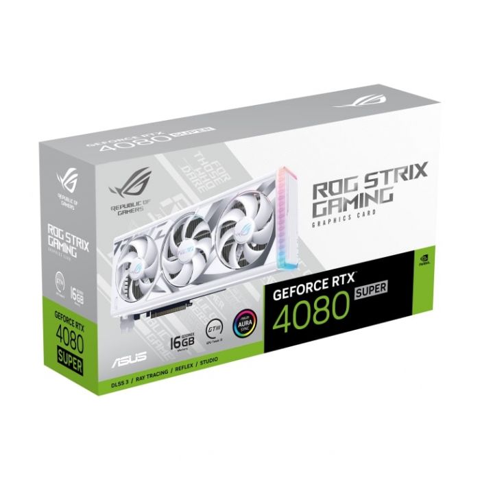 Відеокарта ASUS GeForce RTX 4080 SUPER 16GB GDDR6X GAMING білий ROG-STRIX-RTX4080S-16G-WHITE