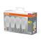 Набір ламп 4шт OSRAM LED E27 8.5Вт 2700К 806Лм A60