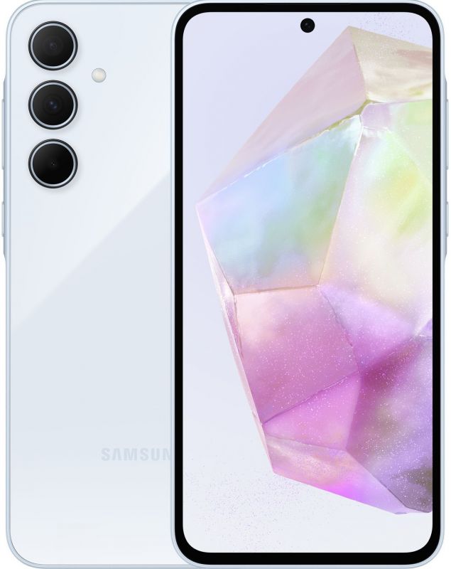 Смартфон Samsung Galaxy A35 5G (A356) 6.6" 6/128ГБ, 2SIM, 5000мА•год, блакитний крижаний