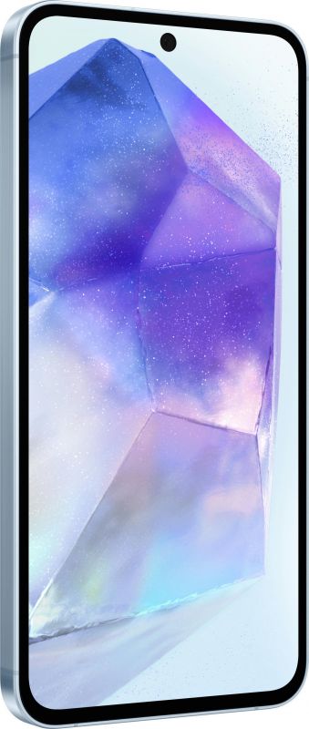 Смартфон Samsung Galaxy A55 5G (A556) 6.6" 8/128ГБ, 2SIM, 5000мА•год, блакитний крижаний