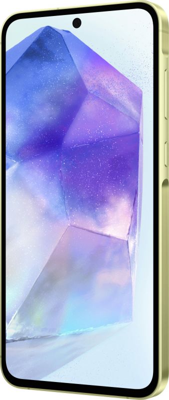 Смартфон Samsung Galaxy A55 5G (A556) 6.6" 8/256ГБ, 2SIM, 5000мА•год, лимонний