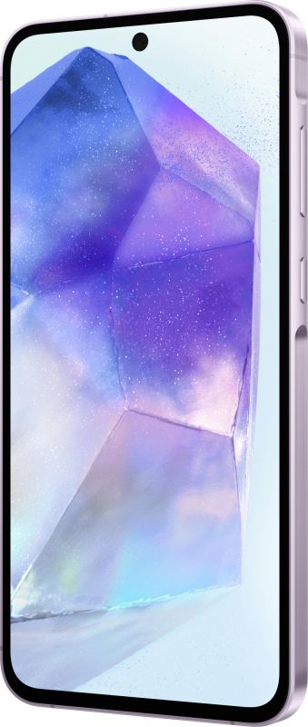 Смартфон Samsung Galaxy A55 5G (A556) 6.6" 8/256ГБ, 2SIM, 5000мА•год, бузковий