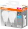 Набір ламп 2шт OSRAM LED E27 8.5Вт 4000К 806Лм A60