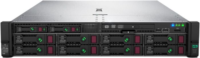 Сервер HPE DL380 Gen10 4208 2.1GHz/8-core/2P, 64GB-R, 12LFF SC, P816i-a/4GB, i350-T4V2 4P 1GbE FLR-T, 800W RPS, 2U, iLo STD, 3Y Warranty