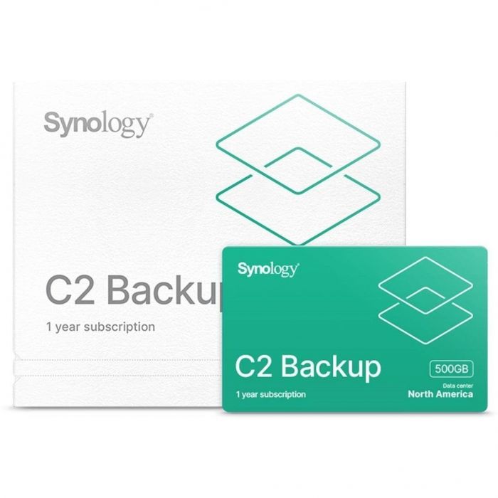 Примірник програмного забезпечення Synology C2 Backup 500GB 1 рік (на паперовому носії)