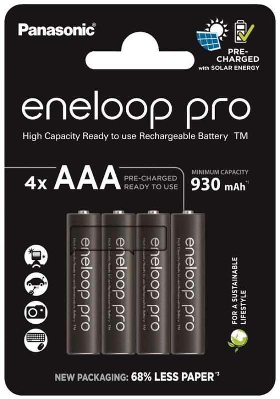 Акумулятор Panasonic Eneloop NI-MH  Pro AAA 930 мАч, 4 шт.