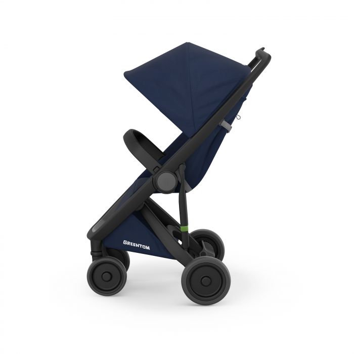 Прогулянкова коляска Greentom Classic Blue-Black