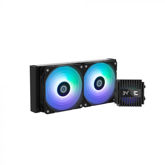Система рідинного оxолодження  Zalman Alpha 2 A24 ARGB, LGA1851, 1700, 1200, 115x, AM5, AM4, TDP 320W, чорний