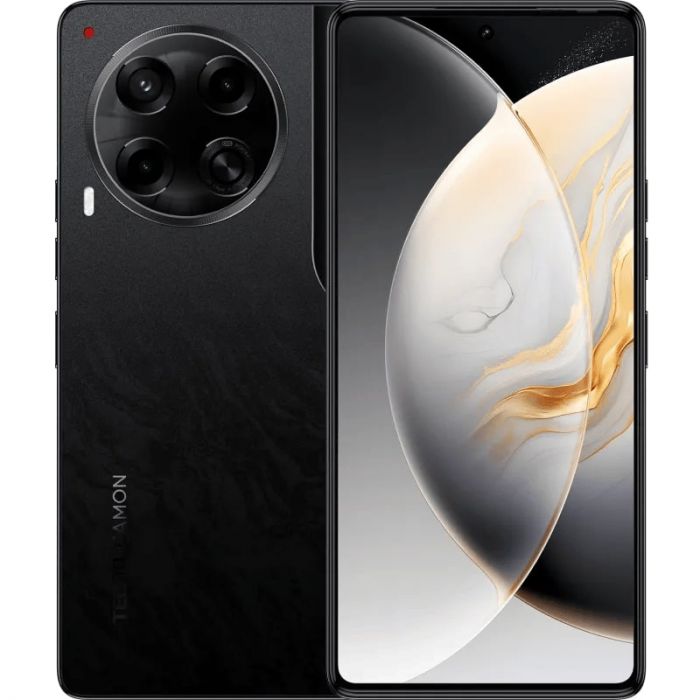 Смартфон TECNO Camon 30 (CL6) 6.78" 8/256ГБ, 2SIM, 5000мА•год, Basaltic Dark