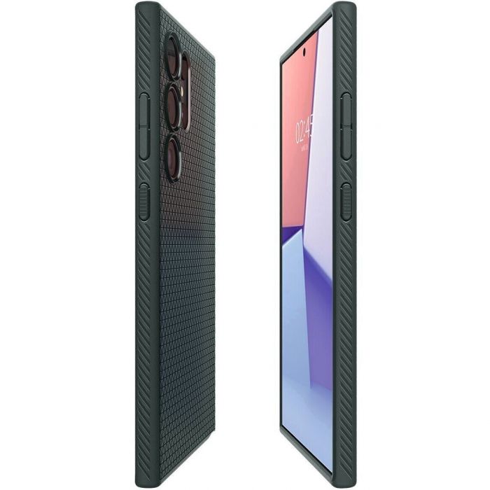 Чохол Spigen для Samsung Galaxy S24 Ultra, Liquid Air, Abyss Green