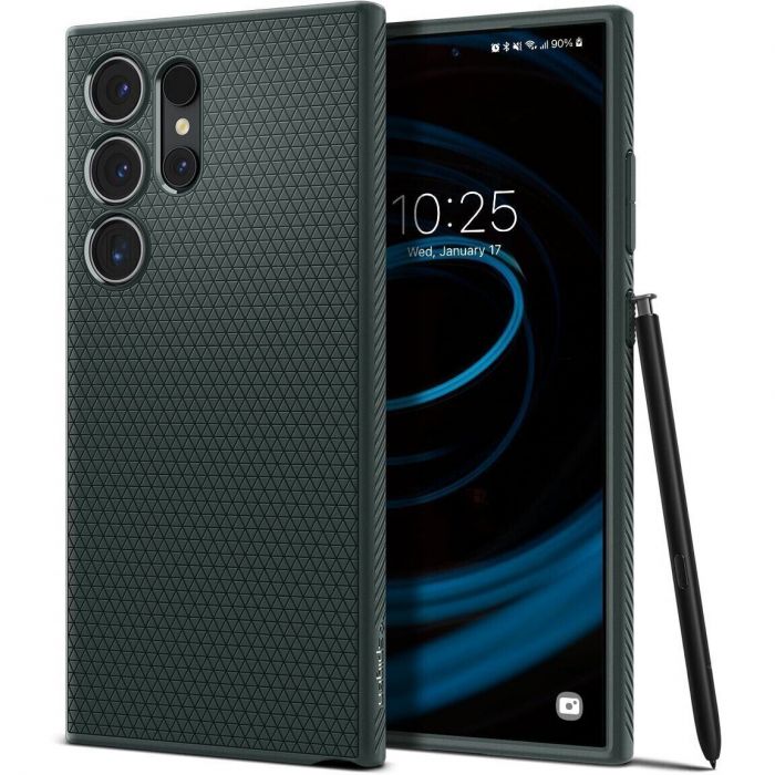 Чохол Spigen для Samsung Galaxy S24 Ultra, Liquid Air, Abyss Green