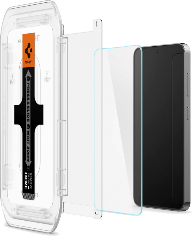 Скло Spigen для Samsung Galaxy S24, tR EZ Fit HD, (2 Pack)