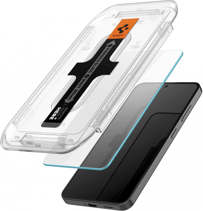 Скло Spigen для Samsung Galaxy S24, tR EZ Fit HD, (2 Pack)