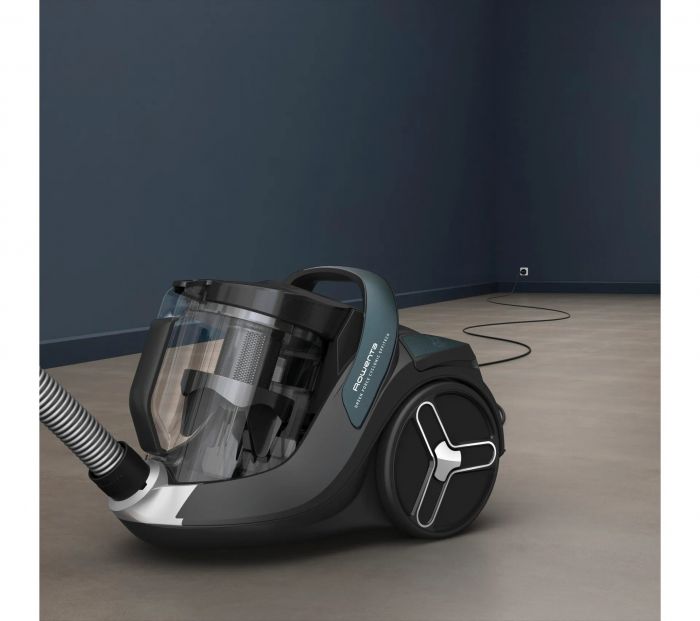 Пилосос Rowenta контейнерний Green Force Cyclnic Effitech+, 900Вт, конт пил -2.5л, НЕРА, чорно-синій