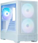 Корпус Zalman P30 Air без БЖ, 1xUSB3.0, 1xUSBType-C, 3x140мм ARGB, VGA 392мм, LCS ready, TG Side Panel, mATX, білий
