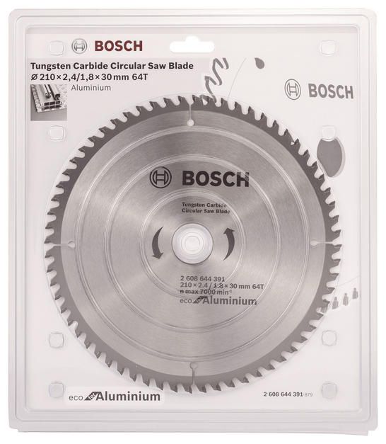 Диск пиляльний Bosch Eco for Aluminium 210x2.4x30-64T