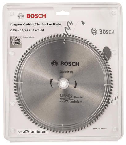 Диск пиляльний Bosch Eco for Aluminium 254x3x30-96T